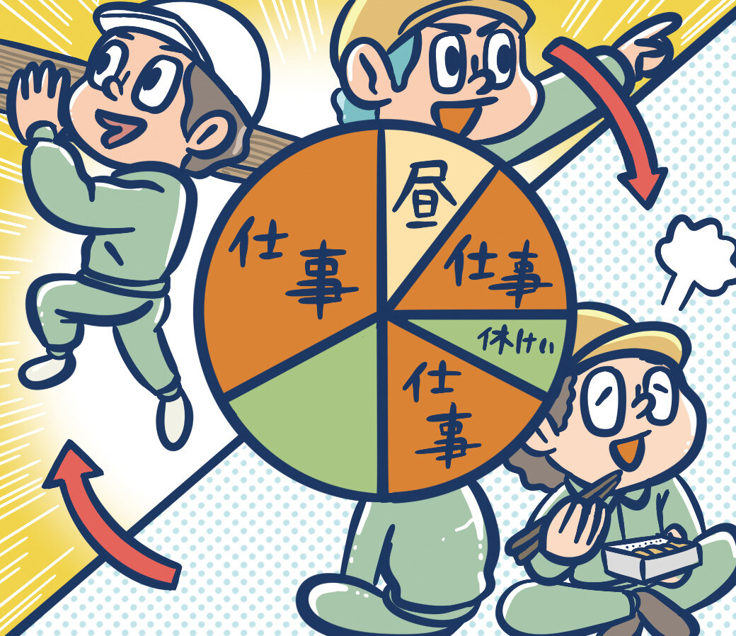 作業時間をハッキリ伝える