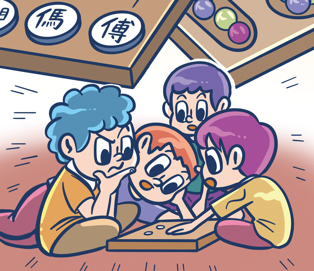 母国の遊びを取り入れる