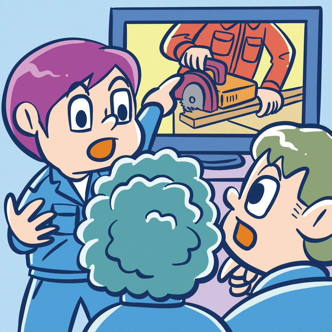 安全ミーティングを定期開催